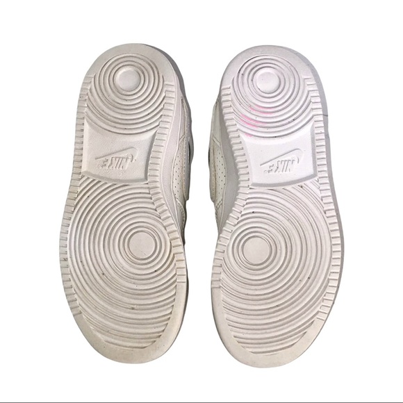 Nike Son Of Force White On White Leather Low Top Sneakers - Picture 8 of 10